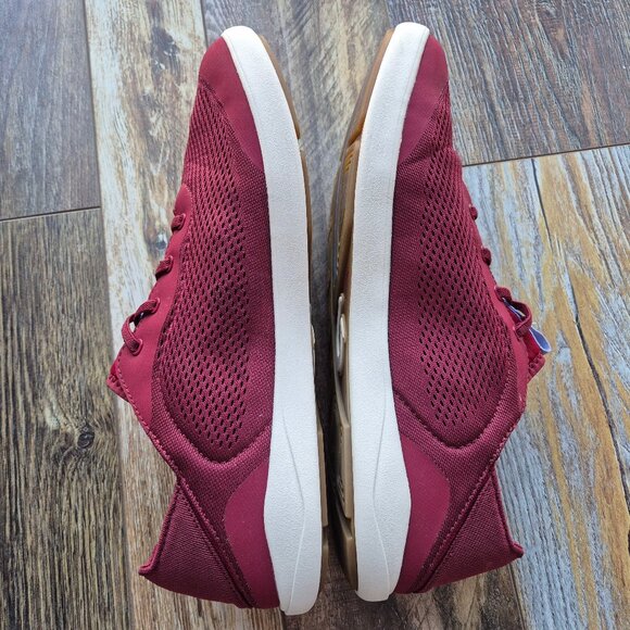 Olukai Moku Pae Men's US13 Outdoor Water Boat Shoes Stretch Breathable Mesh Red - Picture 8 of 10